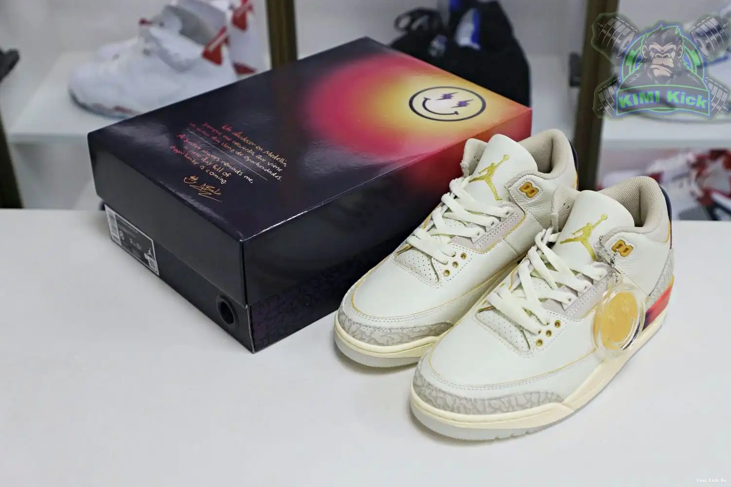 Jordan Air Jordan3 JBalvin x Kimikick 0415